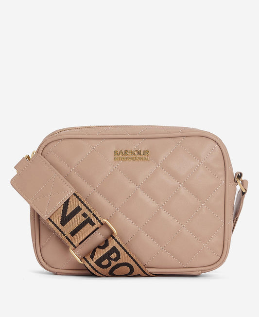 Sloane Quilted Crossbody Bag- Camel