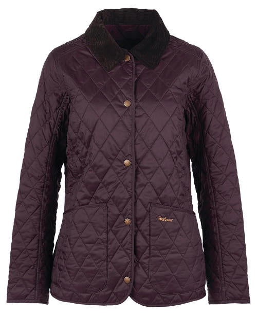 Barbour Annandale Black Cherry Quilted