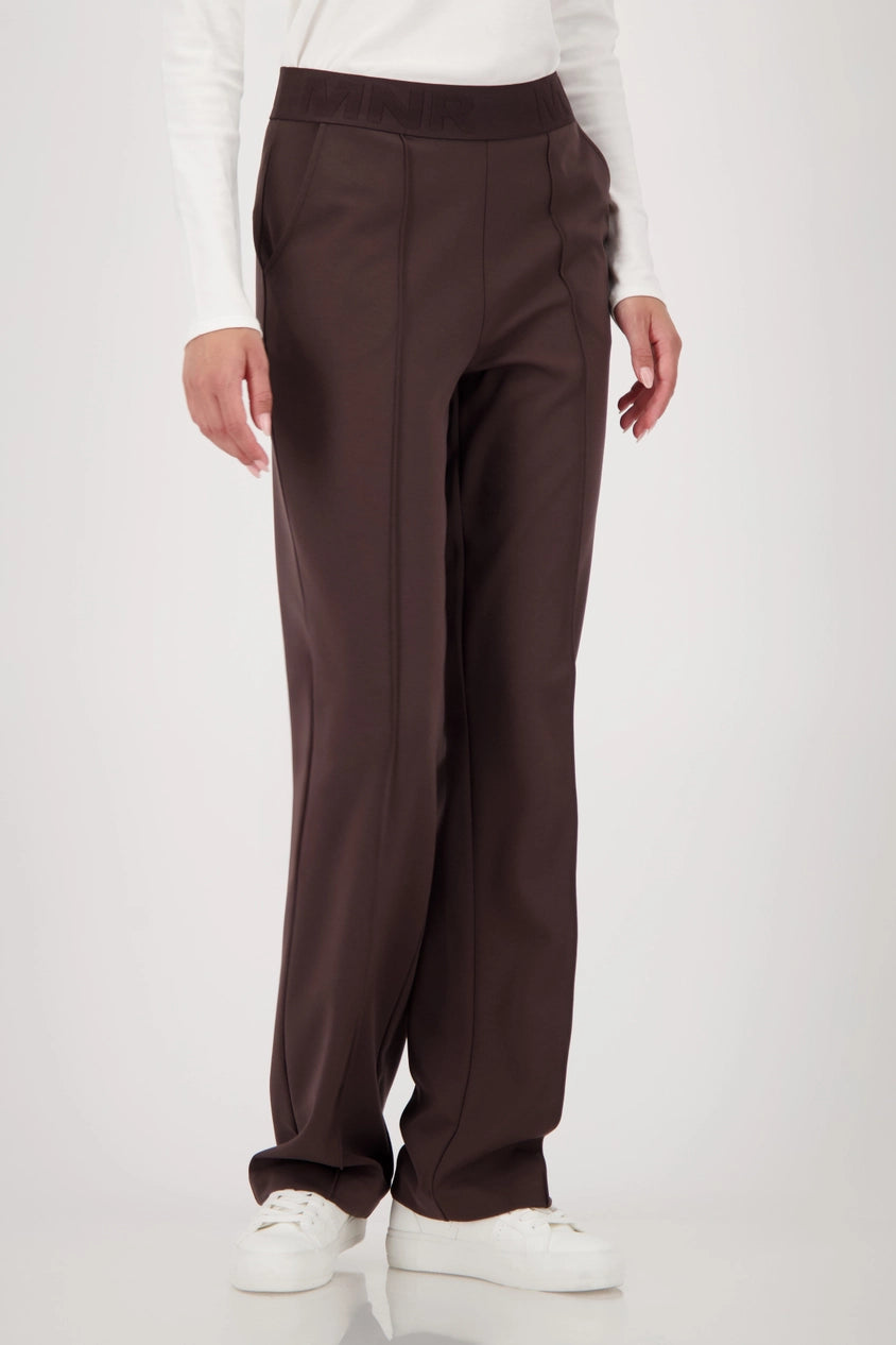 TROUSERS WITH BAND - Chocolate 703
