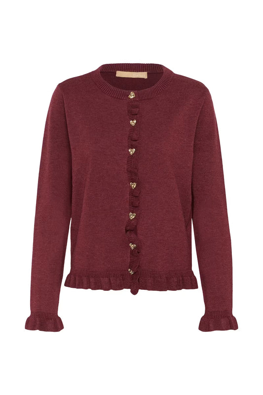 Annemaire fill cardigan Burgundy