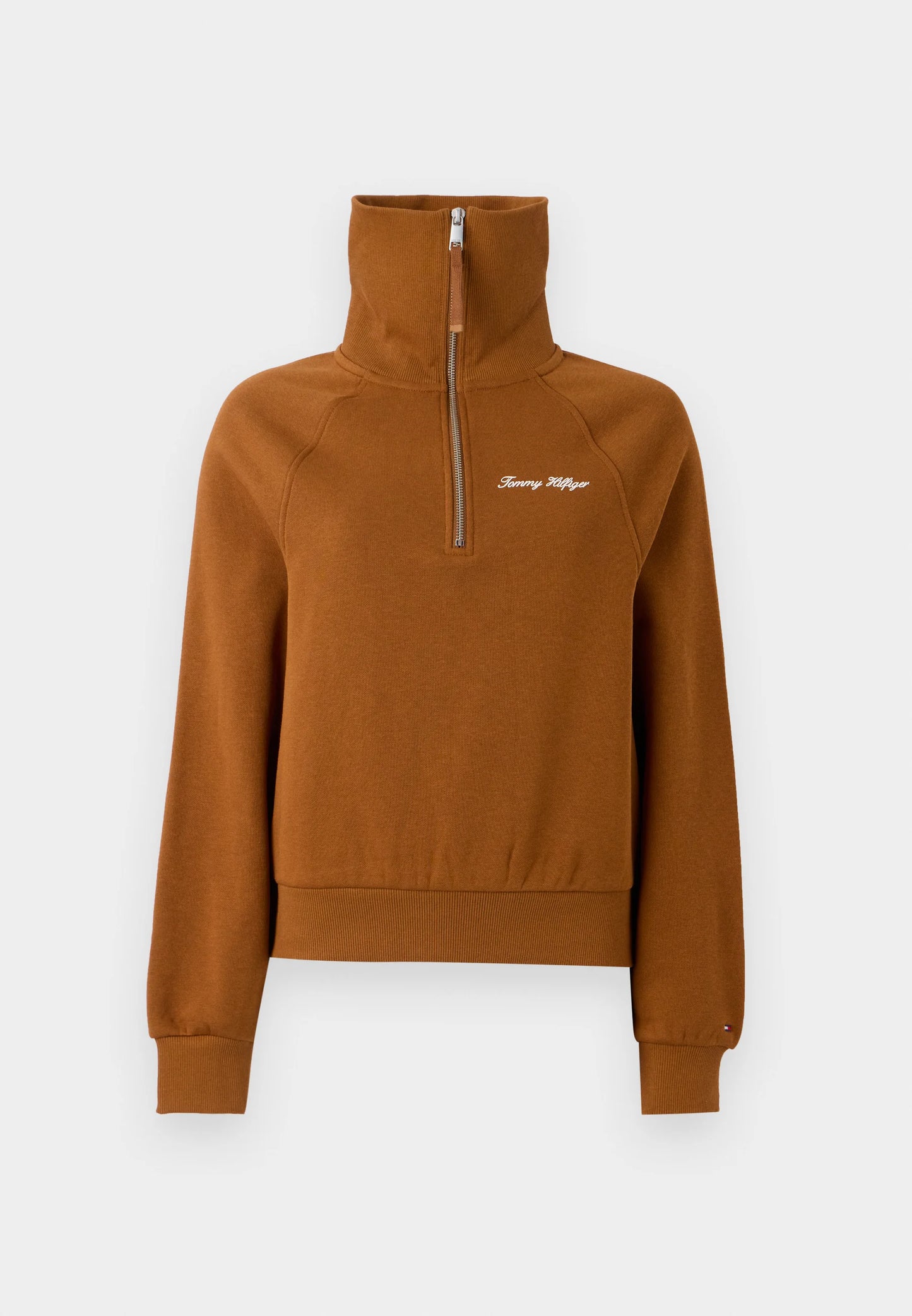 Classic script 1/2 zip - Highland Khaki