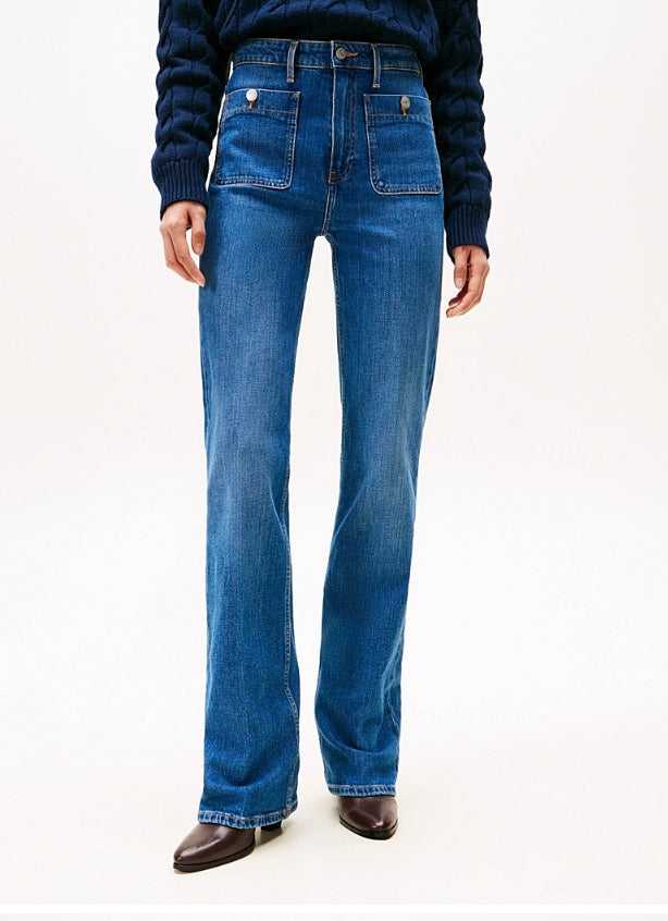 Tommy Denim Flo Bootcut Front Pocket Jeans
