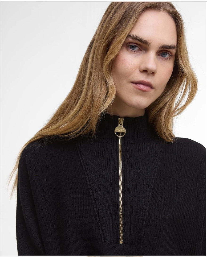 Lola knitted quarter zip jumper