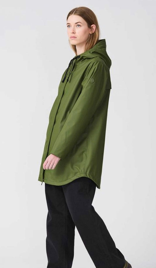 Snow Bronze Green Short Coat