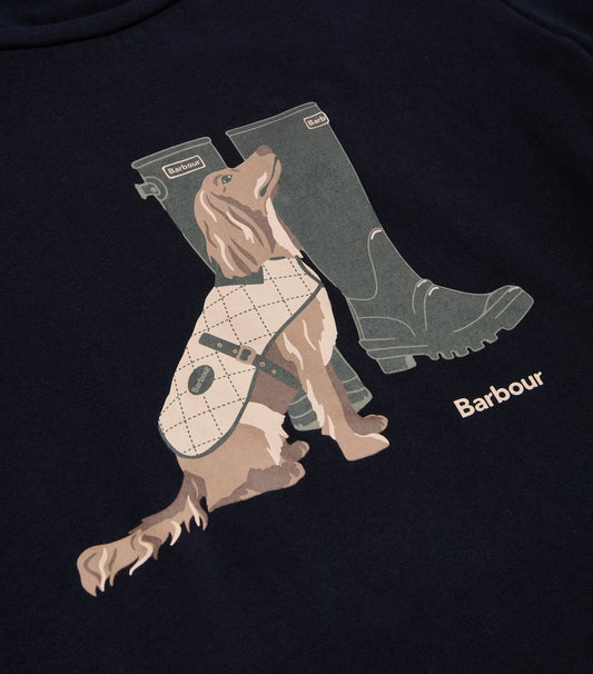 Hadley long sleeve tee shirt Barbour