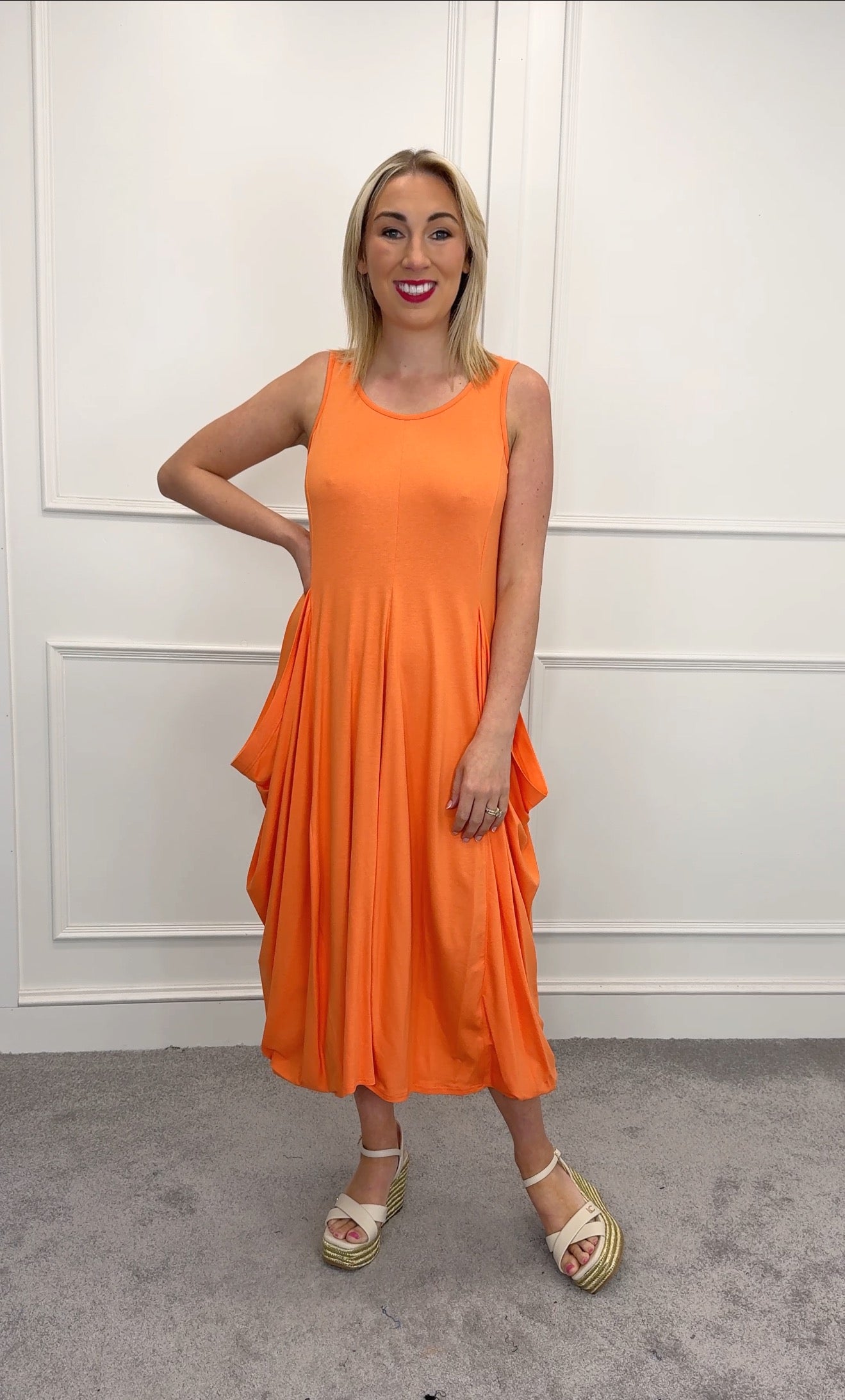 Orange dress (UK 16)