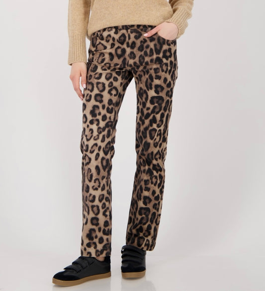 Trouser leopard all over print 182