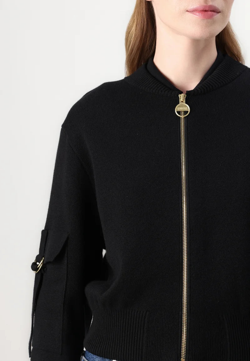 Priya knitted bomber jacket