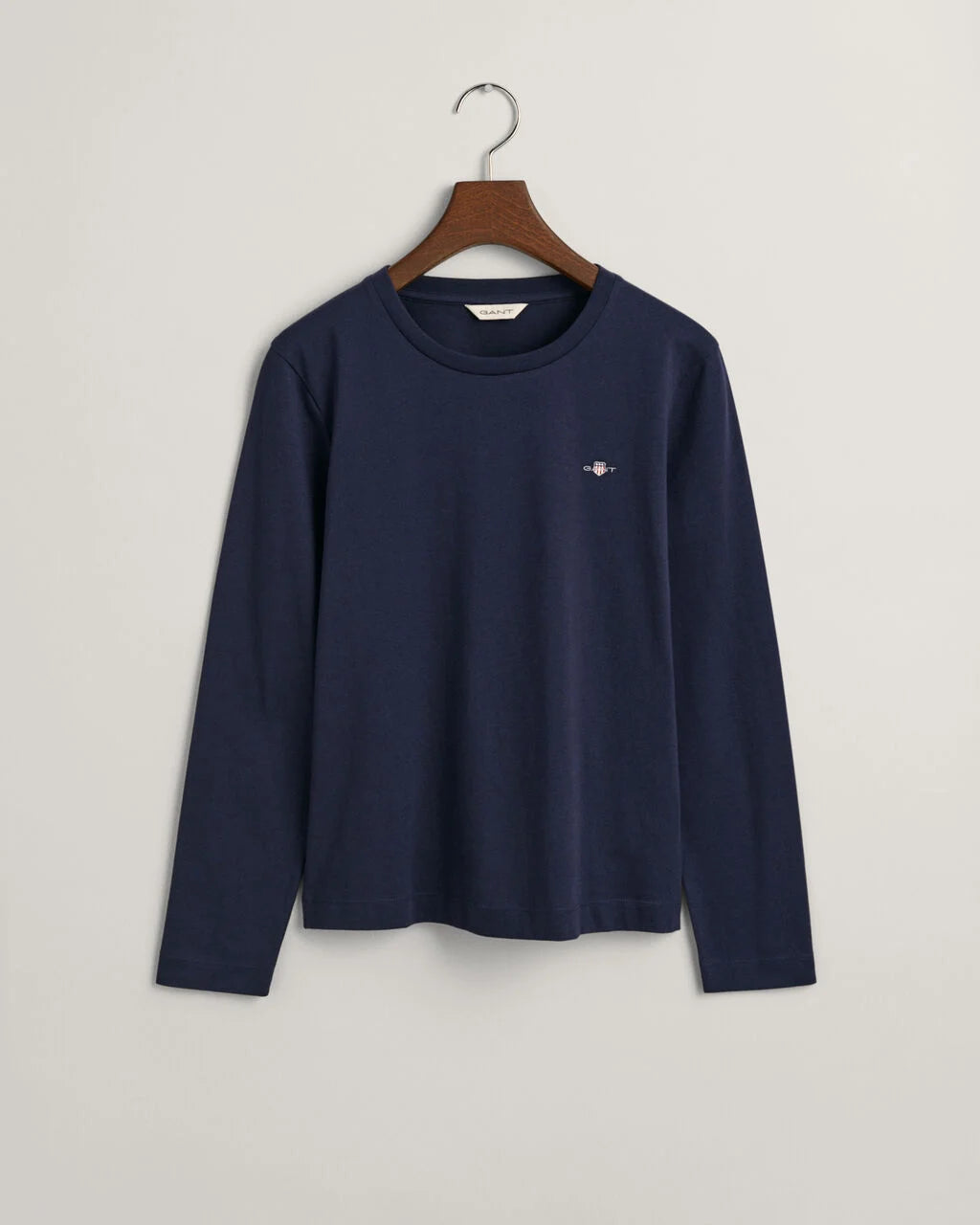 Shield Long Sleeve T-Shirt- Navy