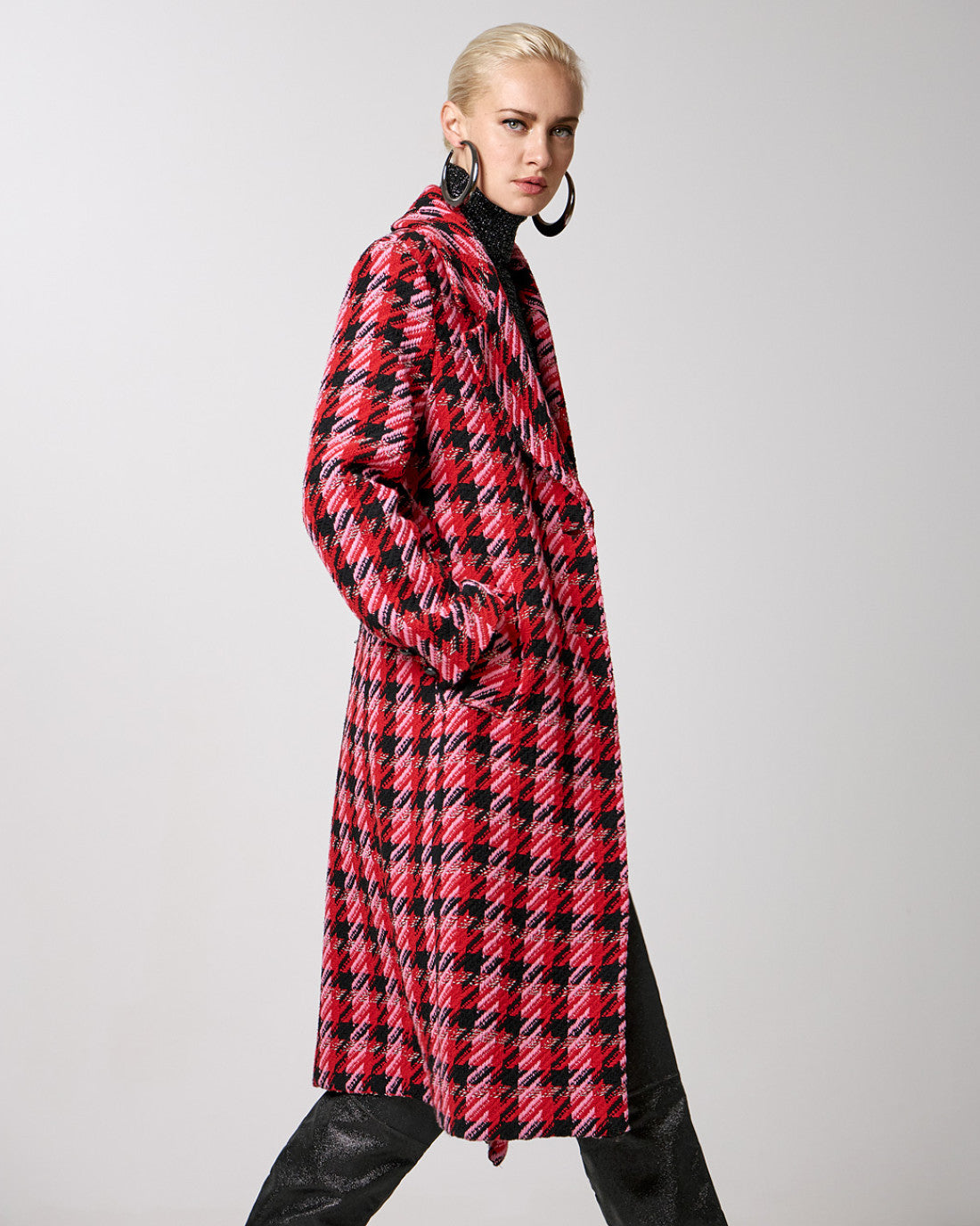 Checked coat (Size 14)