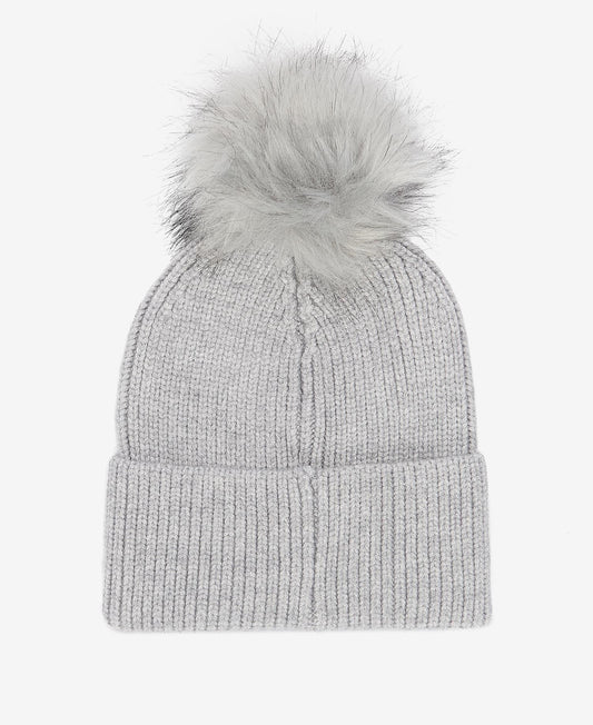 Mallory Pom Beanie- Light Grey