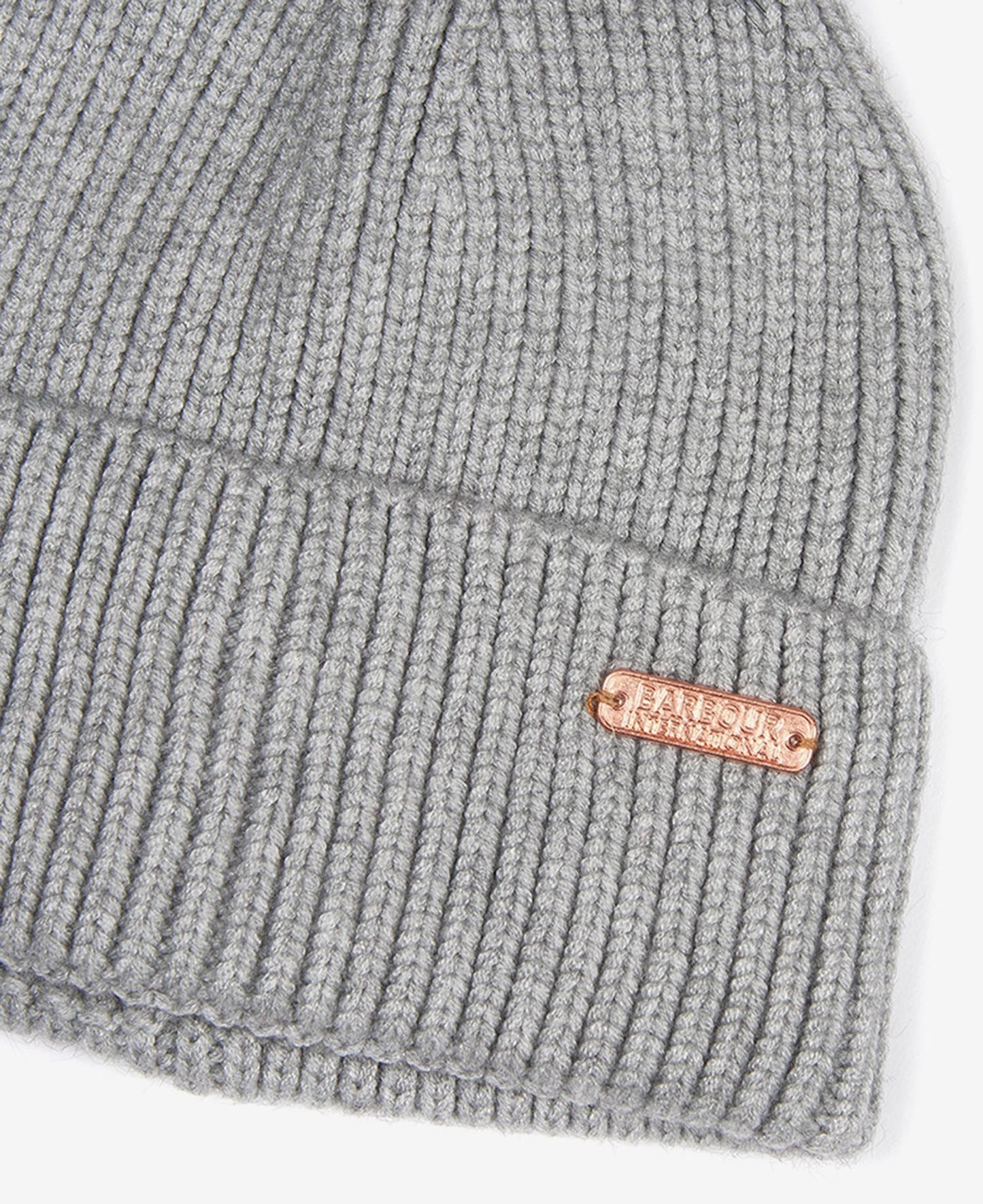 Mallory Pom Beanie- Light Grey