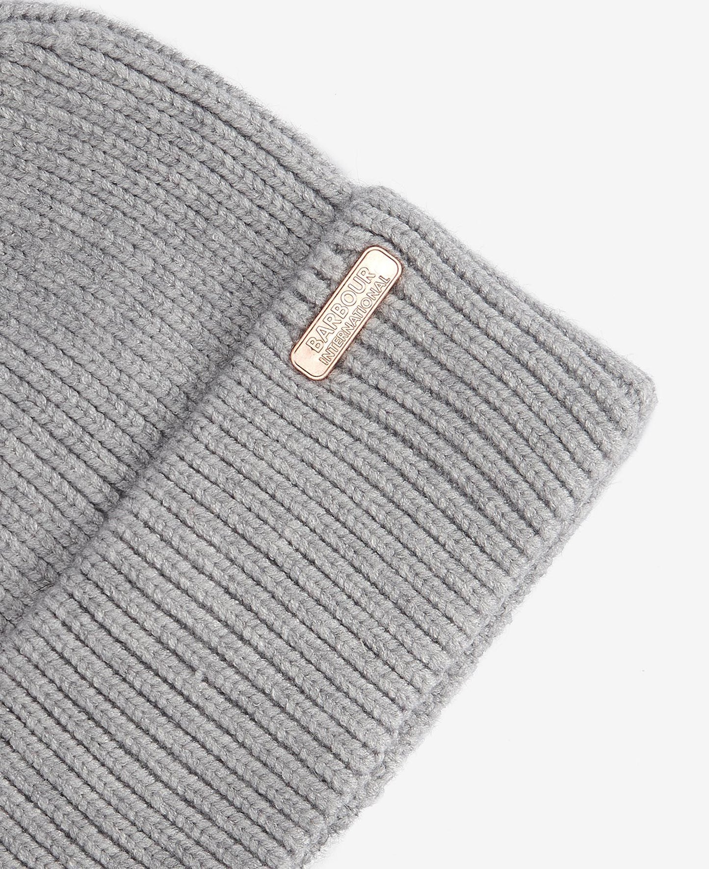 Mallory Pom Beanie- Light Grey