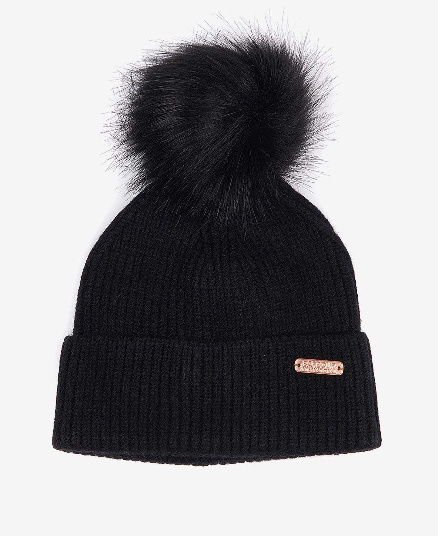 Mallory Pom Beanie- Black