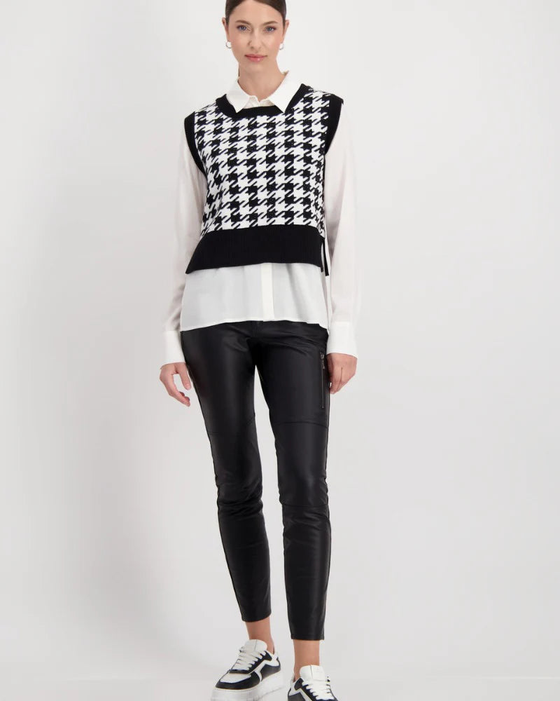 Houndstooth Vest (Size 16 & 18)