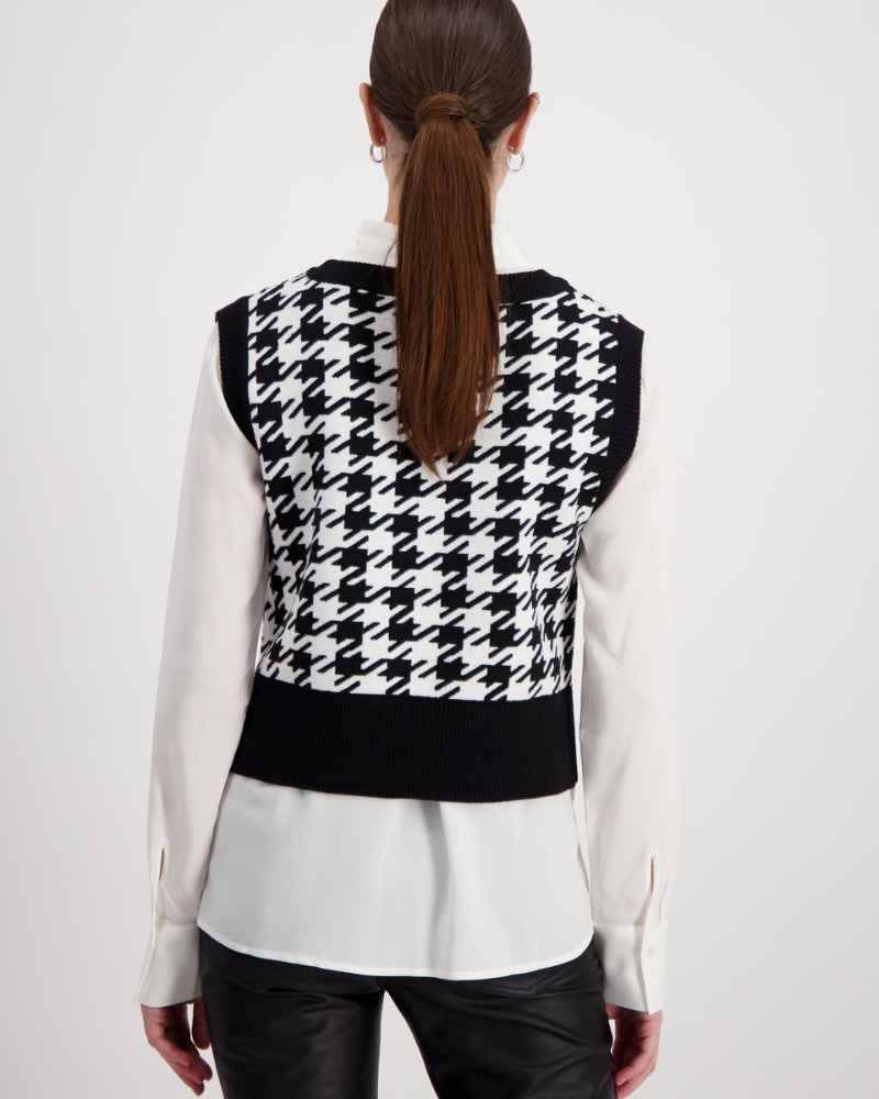 Houndstooth Vest (Size 16 & 18)