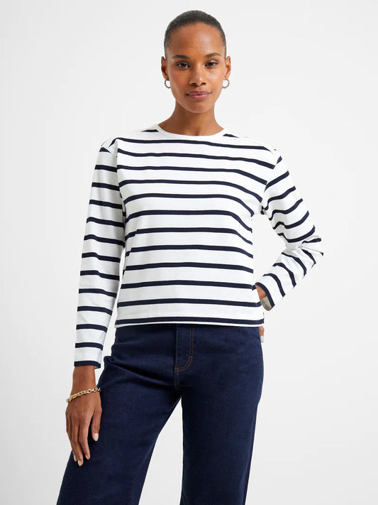 Rallie Stripe -White/ Navy