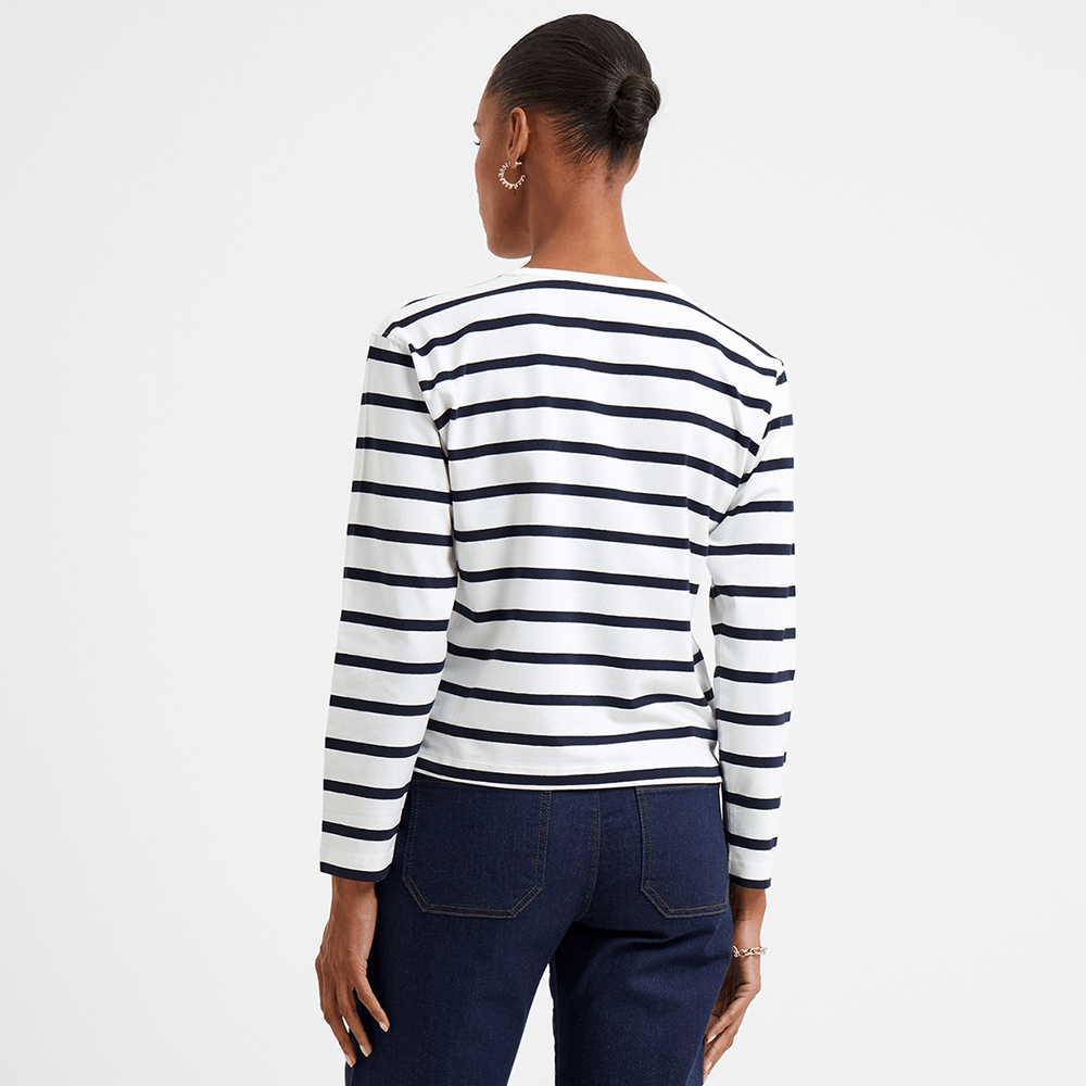 Rallie Stripe -White/ Navy