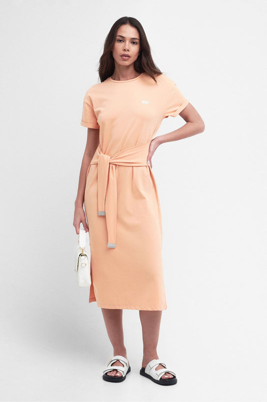 Whitson Midi Dress- Peach Melba