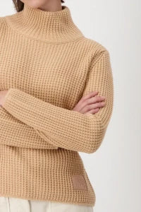 Peach waffle knit jumper (Sizes 10)