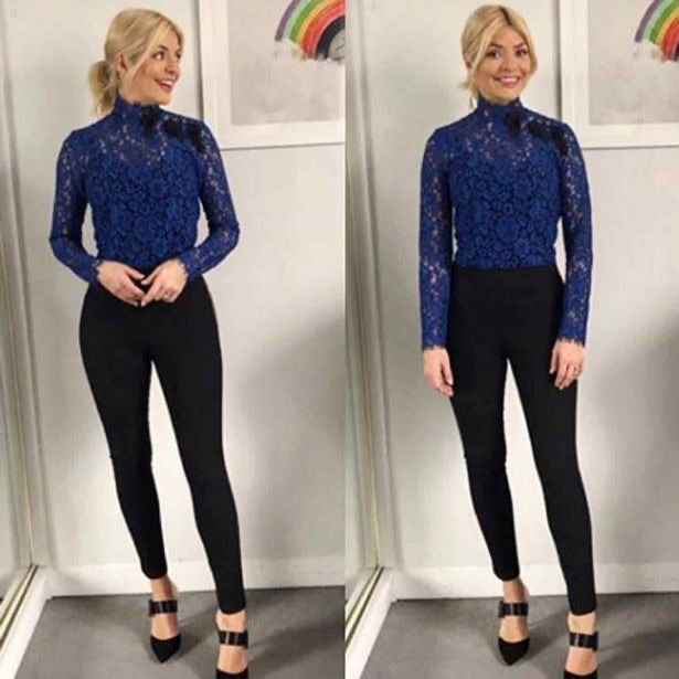 Holly willoughby hot sale leather trousers