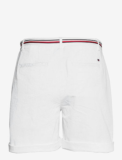 Cotton chino Short -White