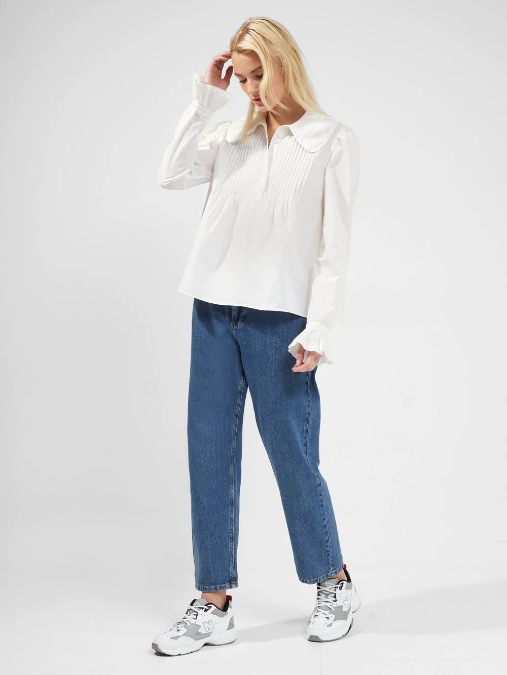 DESTINY ORGANIC POPLIN BLOUSE