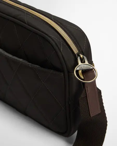 Quilted Crossbody Bag - Olive