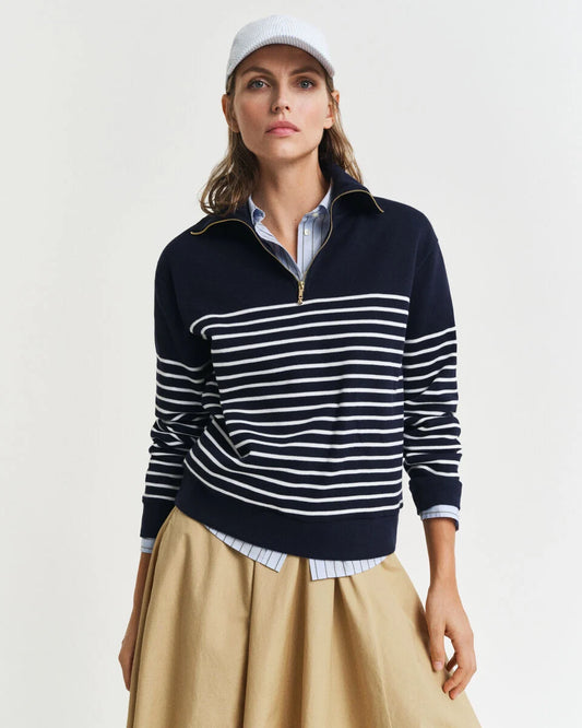 Berton Half zip Navy