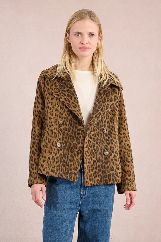 Leopard print jacket