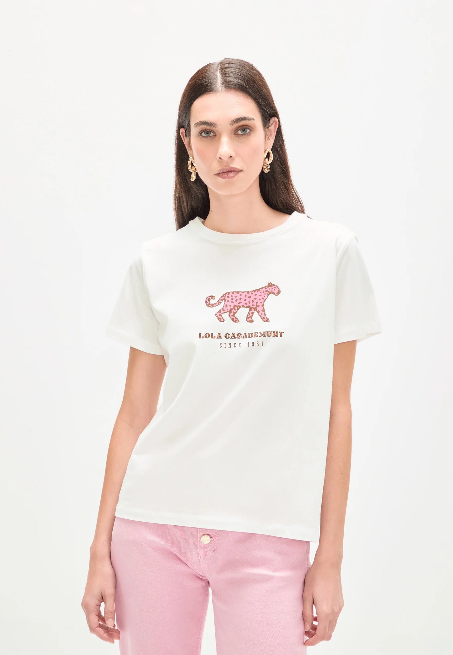 Leopard pink top