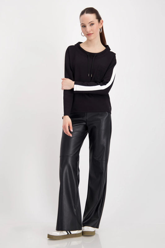 Sweatshirt white stripe 884