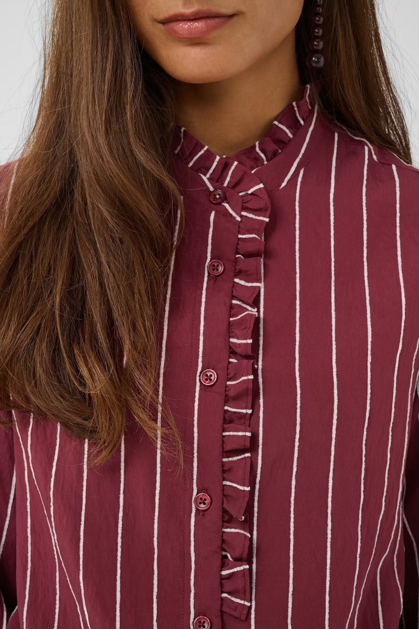 Arin Shirt burgundy