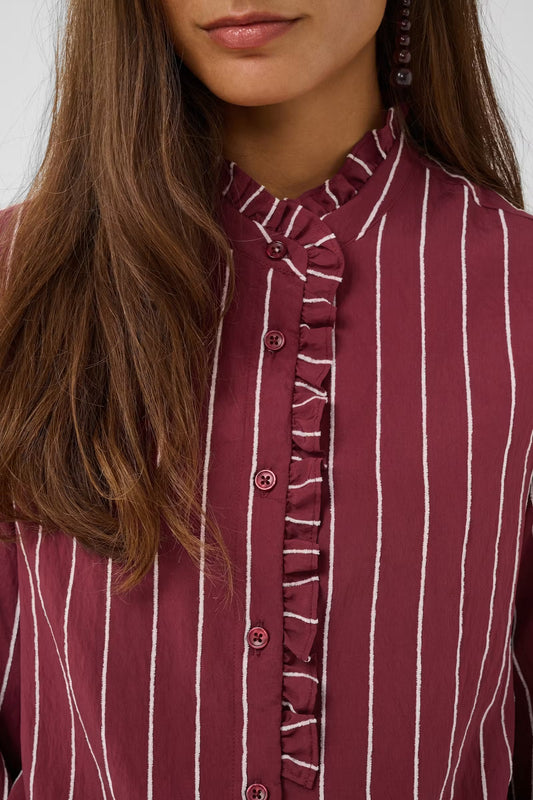 Arin Shirt burgundy
