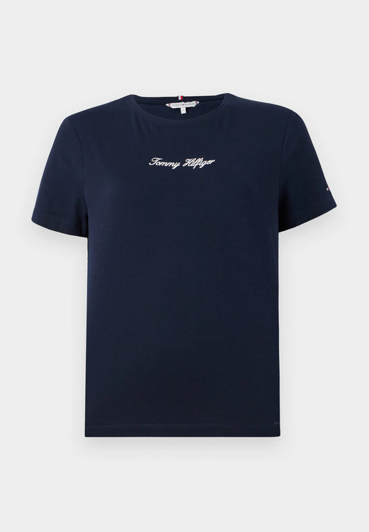 Classic script Tee - Navy