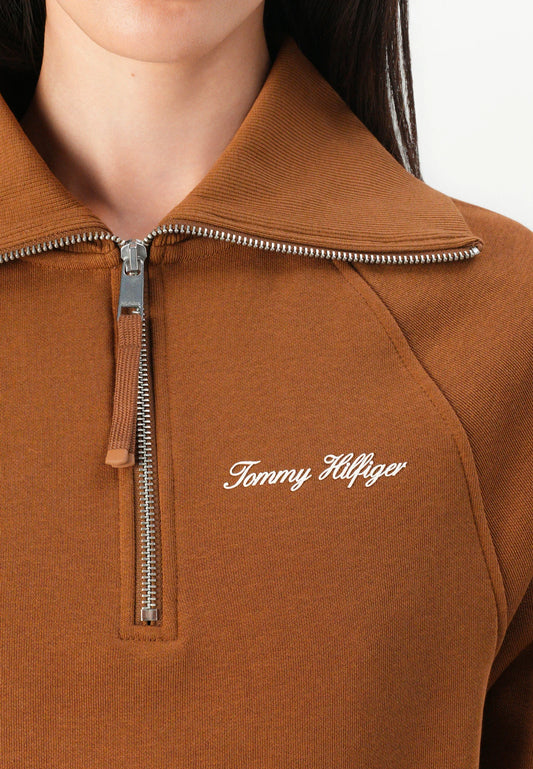 Classic script 1/2 zip - Highland Khaki