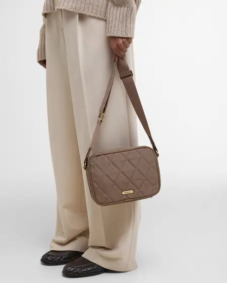 Quilted Crossbody - Sand