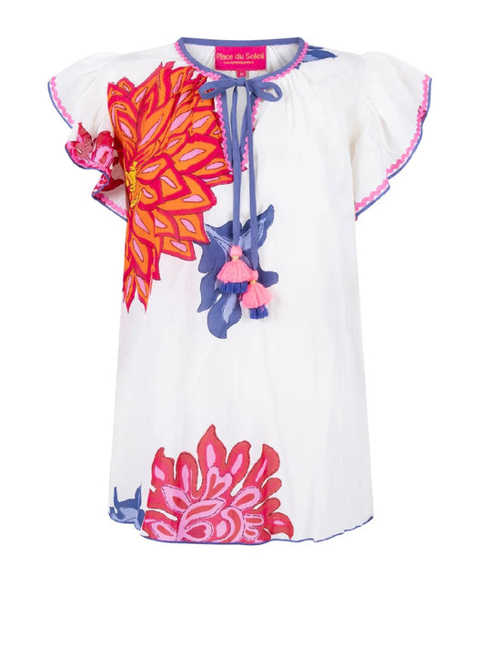 Flower Print Top