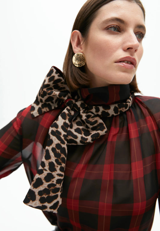Tarte/ Léopard blouse