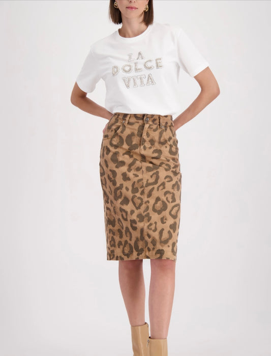 Monari Leopard Skirt 094