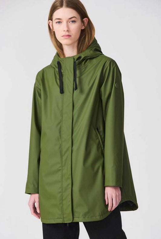 Snow Bronze Green Short Coat