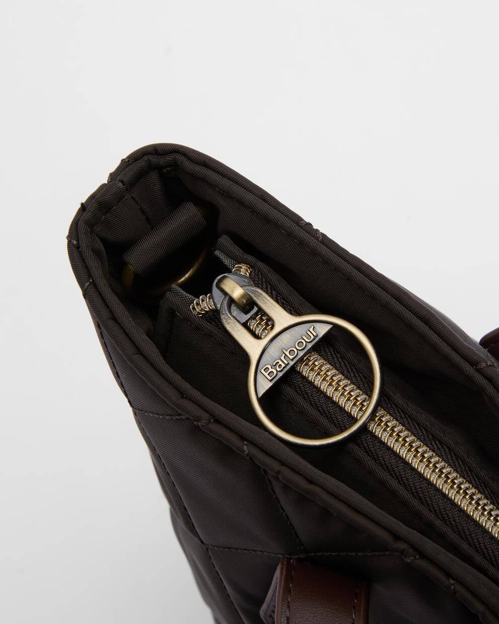 Mini Quilted tote Bag - Olive