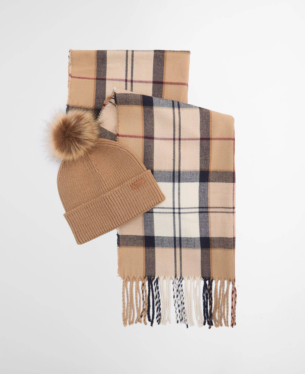 Dover Beanie & Hailes Scarf Gift Set camel