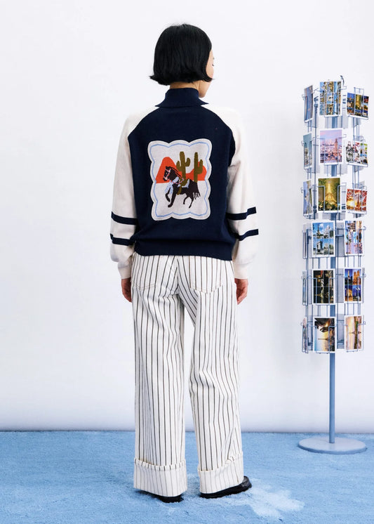 TIMBRE NAVY BLUE CARDIGAN