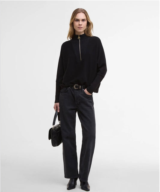 Lola knitted quarter zip jumper