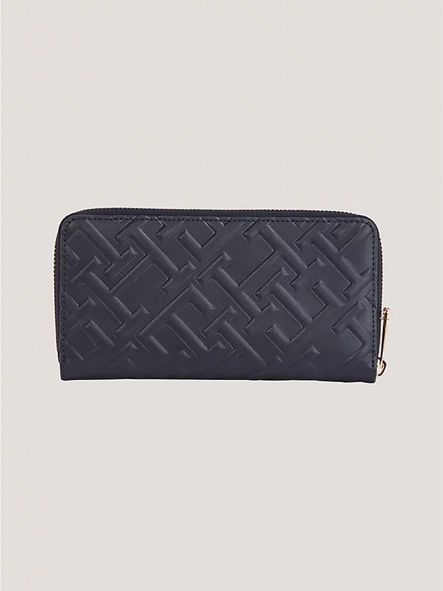 Iconic Large TH Monogram Zip-Around