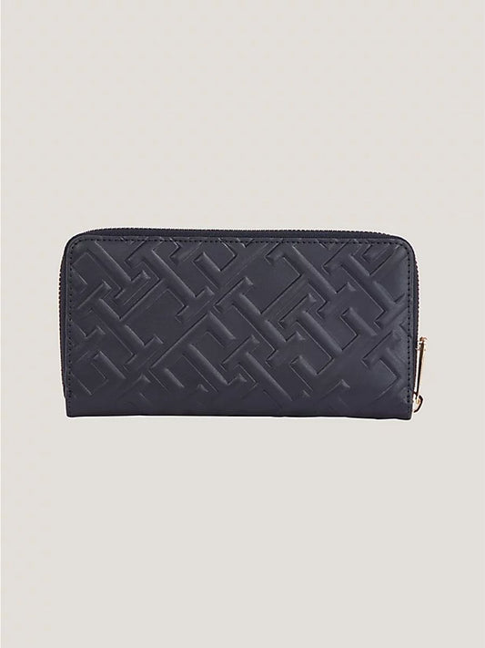 Iconic Large TH Monogram Zip-Around