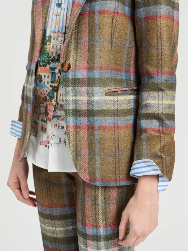 Checked Brown/Green Jacket