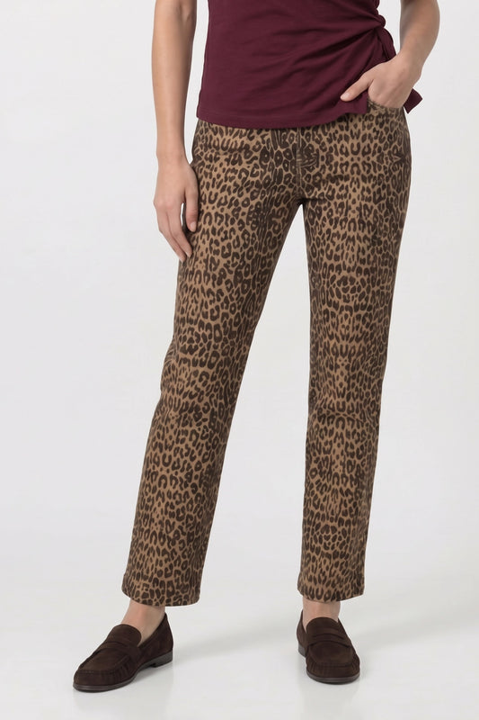 Leopard Straight Leg 7/8 032