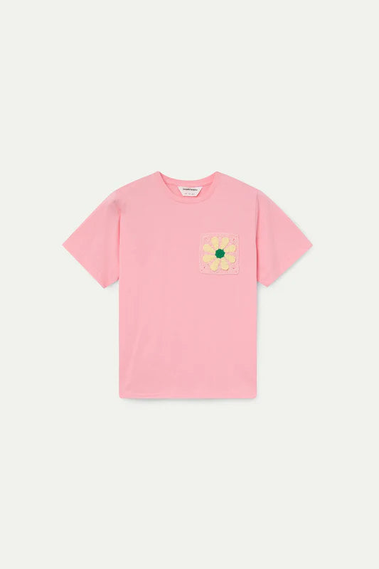 Flower pocket t-shirt